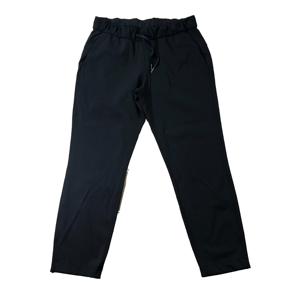 Lululemon On‎ The Fly Pants Womens 8 Black 27" Inseam Athletic Yoga Gym Stretch